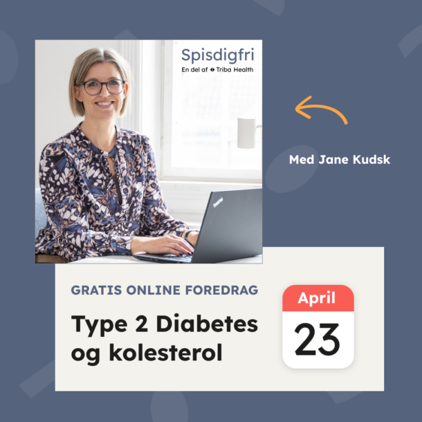 Website popup med Jane Kudsk - Gratis online forefrad om type 2 diabetes og kolesterol